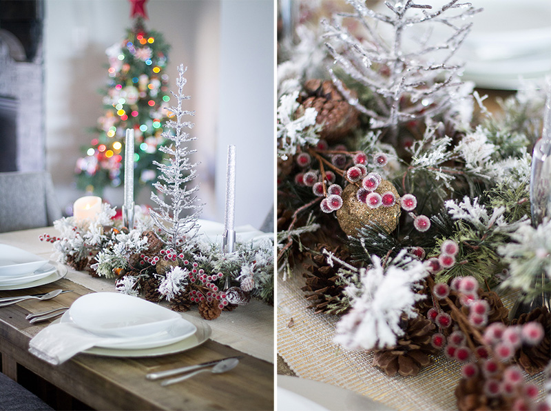 Christmas Table Decorations - Rustic Christmas Decor