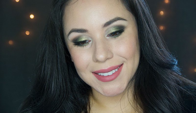 green ombre eyeshadow tutorial