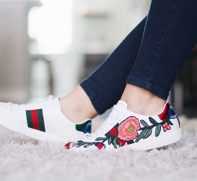 Gucci Floral Sneakers