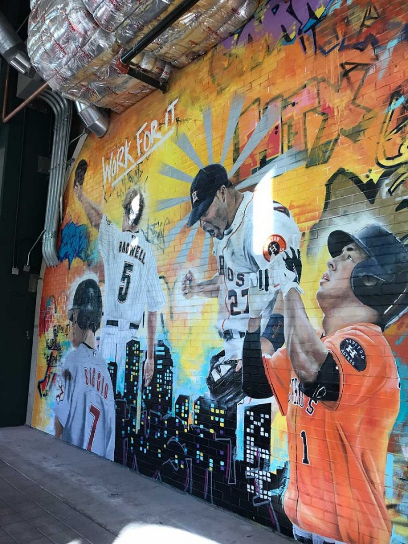 Houston Astros mural