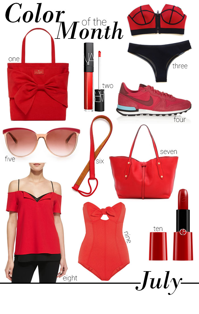July Color of the Month: Ruby Red