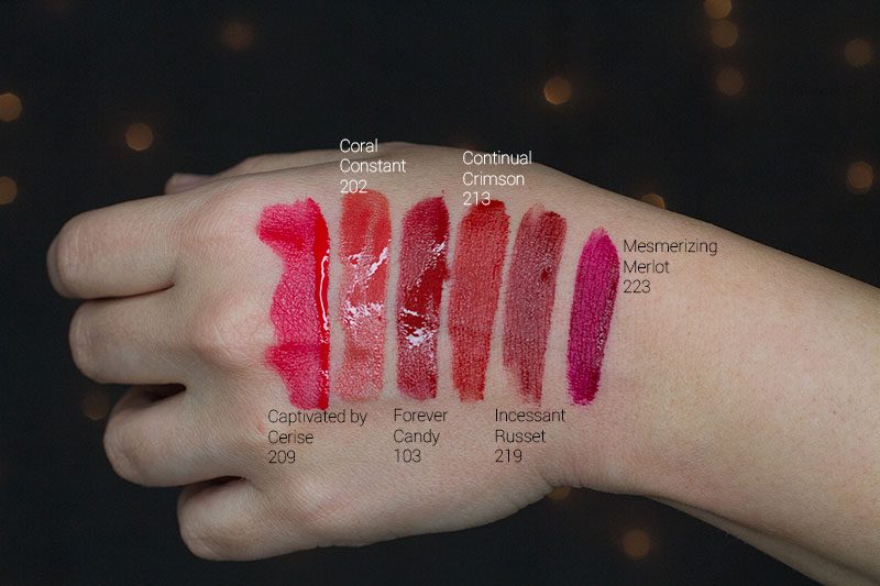 Loreal Infallible Pro Last Lip Color swatches
