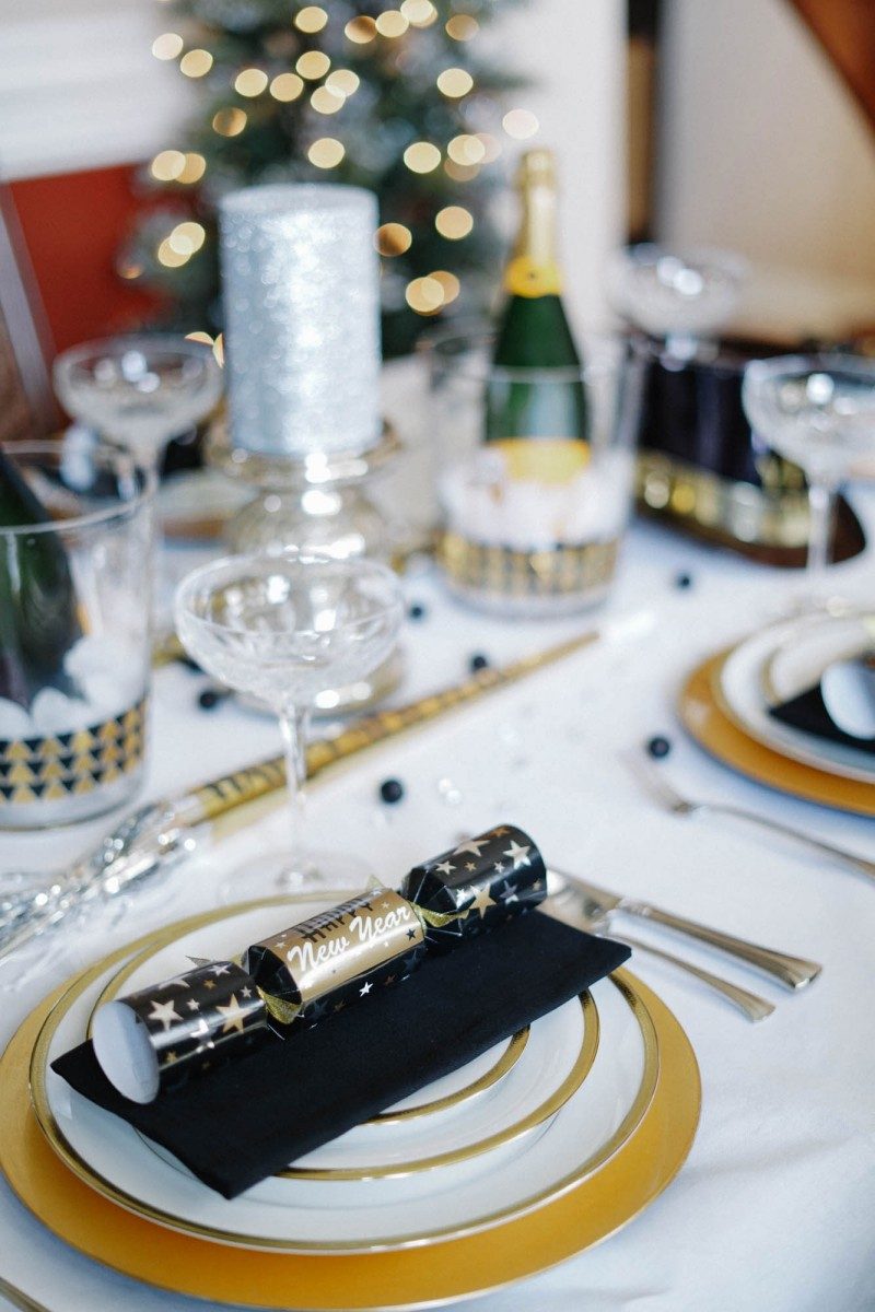 New Year's Eve Table Setting