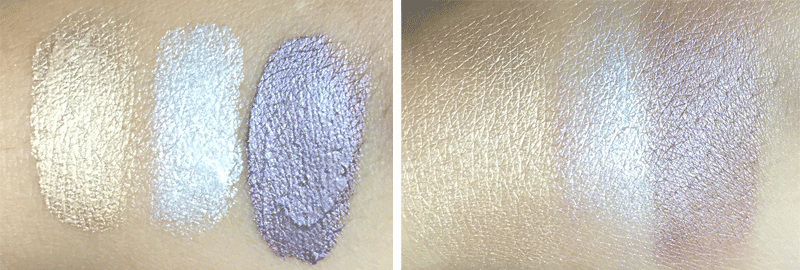 Covergirl bombshell shine shadow swatches
