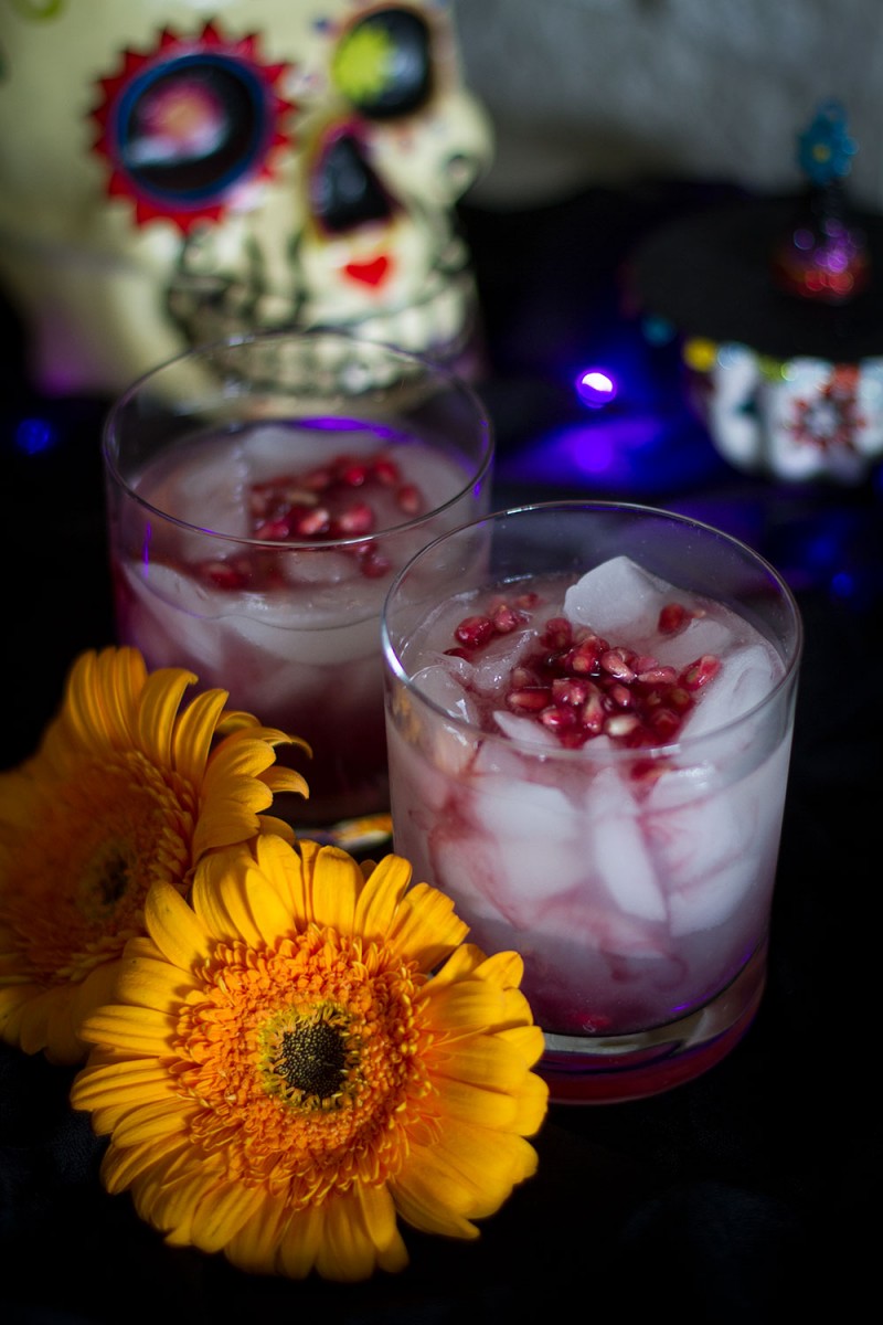 Dia de los Muertos Cocktail - Wine Margarita