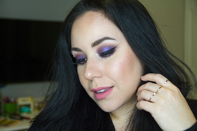 Purple eye shadow tutorial