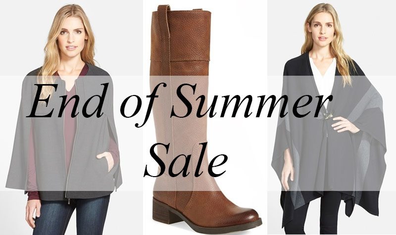 transitional pieces, end of summer sale