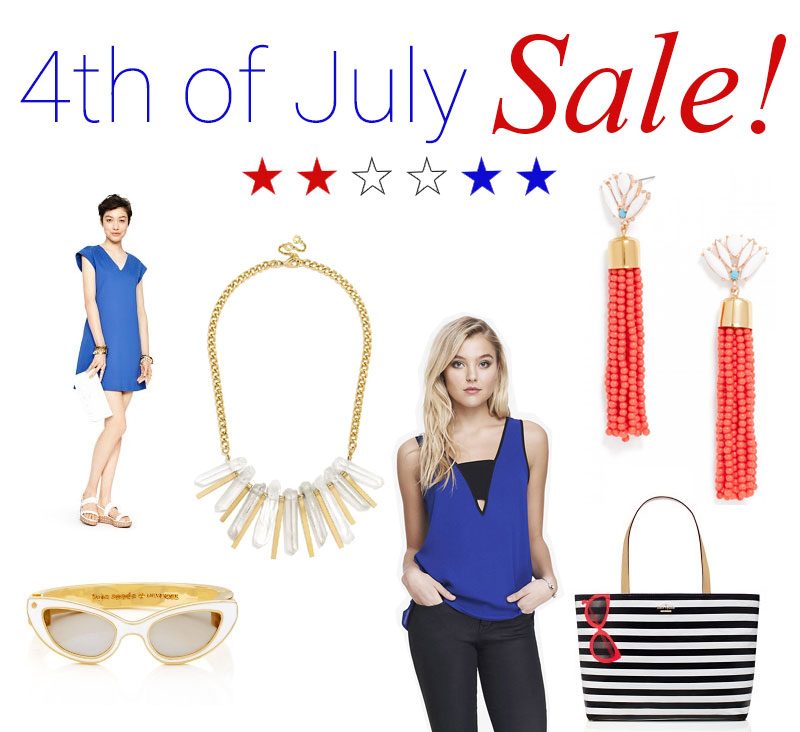 4th of July Sale, express, kate spade, bauble bar
