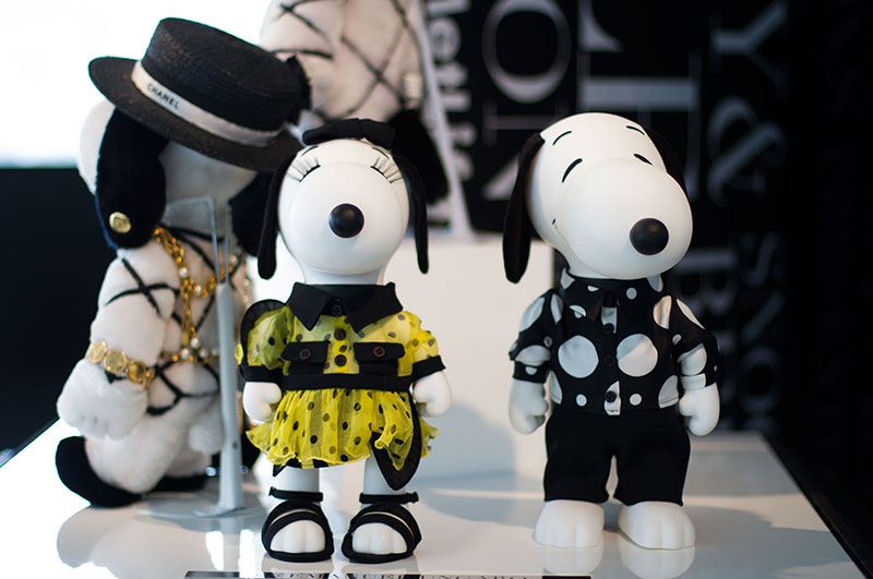 Snoopy and Belle in Fashion