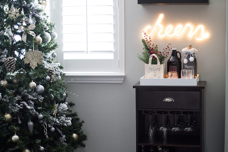 Holiday Bar Cart