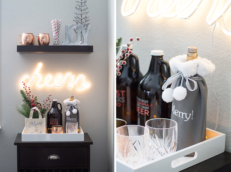 Holiday Bar Cart