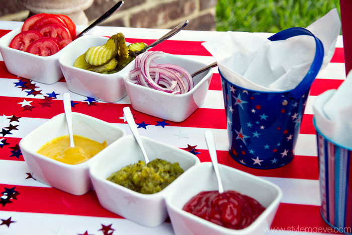 Fourth of July Food and Decor