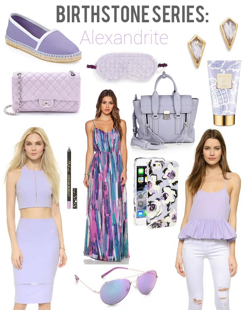 lilac clothes, accessories, purple for summer