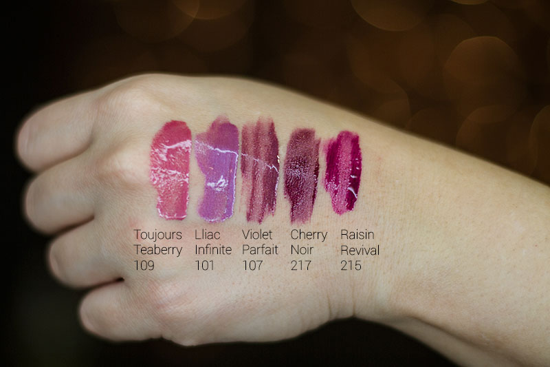 Loreal Infallible Pro Last Lip Color swatches