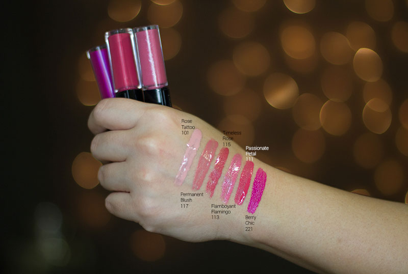 Loreal Infallible Pro Last Lip Color swatches