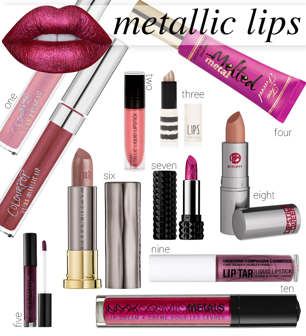 Metallic Lipsticks