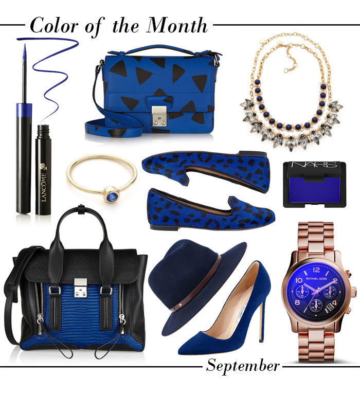September Color of the Month - Sapphire