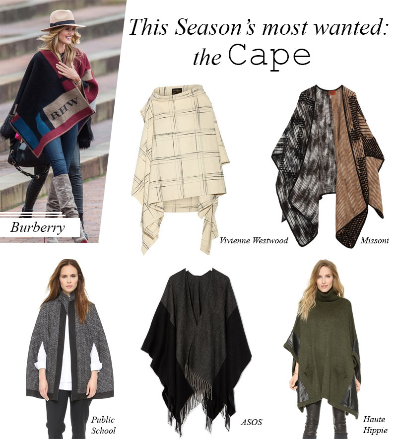 Burberry Cape - The Seasons Most Wanted