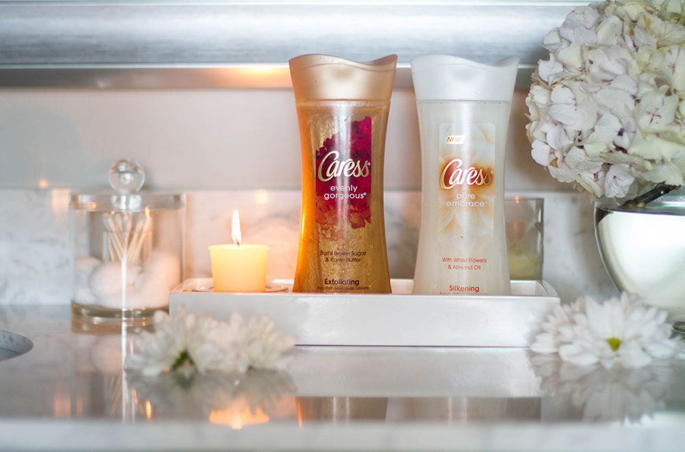 Caress Body Washes and Exfoliator