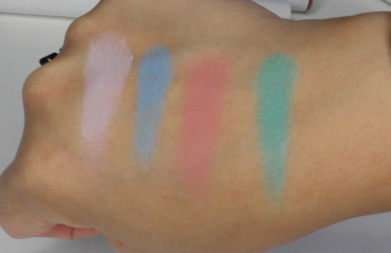 colourpop pastel eyeshadow swatches