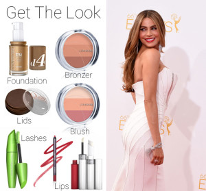 Sofia Vergara Makeup Look at the 2014 Emmy Awards