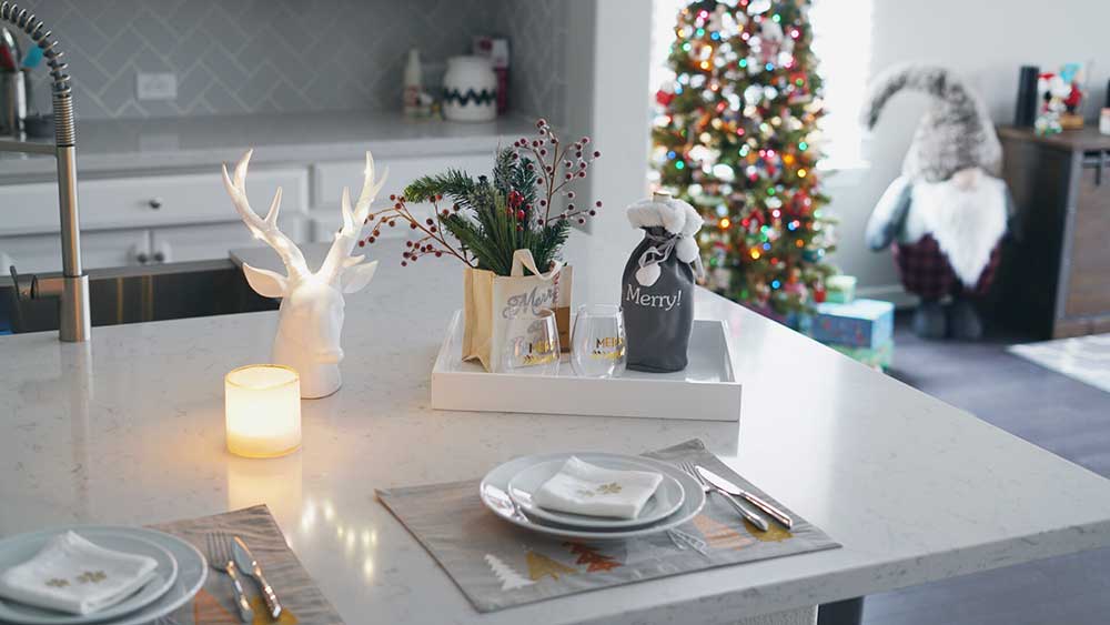 GREY CHRISTMAS DECOR