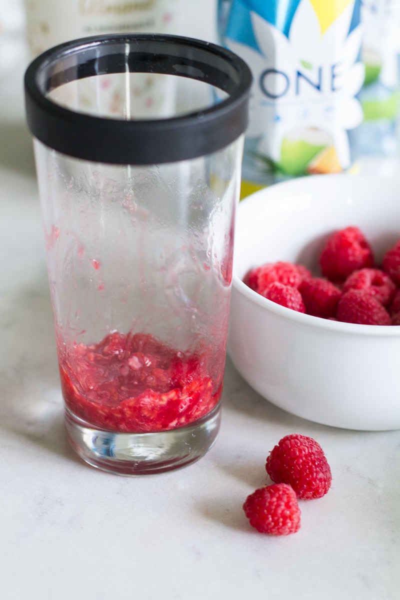 Muddled Raspeberries