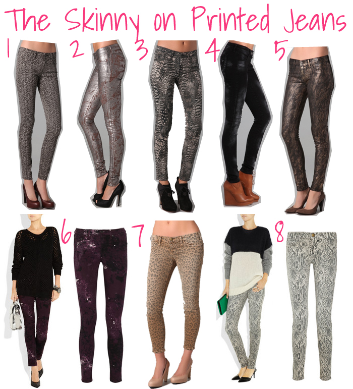 The Skinny on Printed Jeans - By Lynny