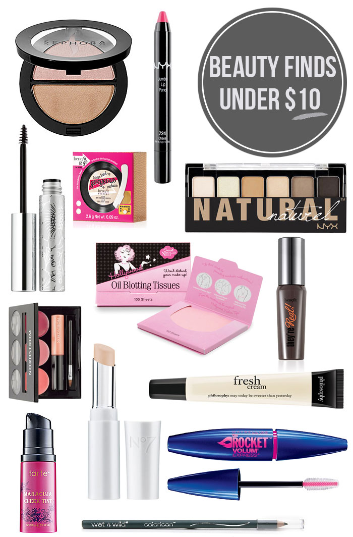 Beauty finds under $10