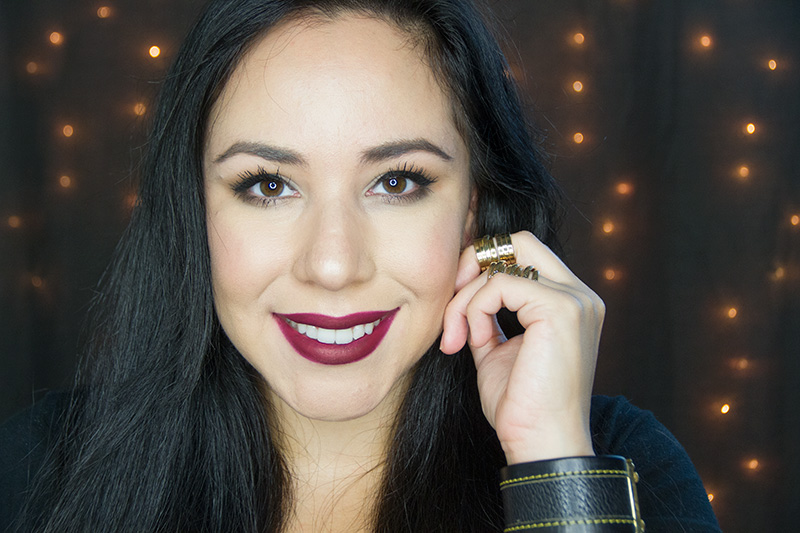 fall makeup, vampira liquid lipstick