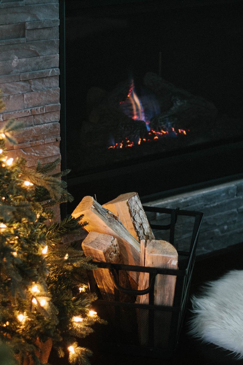 Winter Fireplace